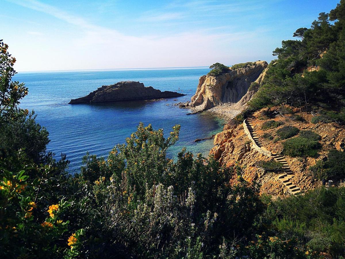 Le Paradis Bleu Calanque De Figuieres, Paddle Et Veranda 昂叙埃拉雷东 外观 照片